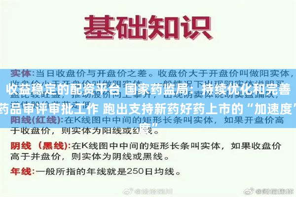 收益稳定的配资平台 国家药监局：持续优化和完善药品审评审批工作 跑出支持新药好药上市的“加速度”