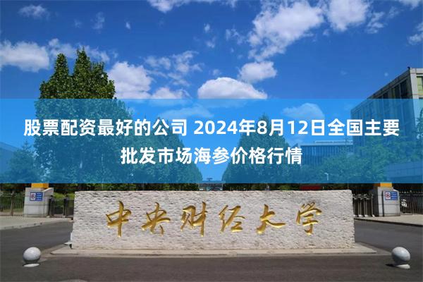 股票配资最好的公司 2024年8月12日全国主要批发市场海参价格行情