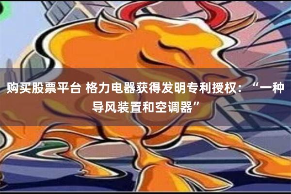 购买股票平台 格力电器获得发明专利授权：“一种导风装置和空调器”