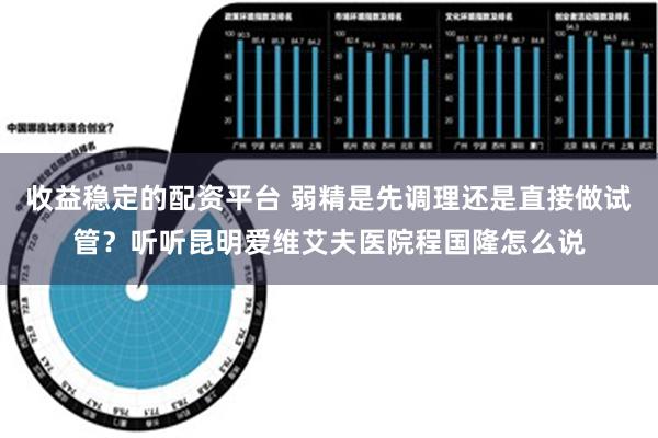 收益稳定的配资平台 弱精是先调理还是直接做试管？听听昆明爱维艾夫医院程国隆怎么说