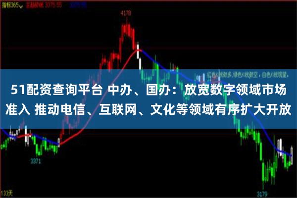 51配资查询平台 中办、国办：放宽数字领域市场准入 推动电信、互联网、文化等领域有序扩大开放