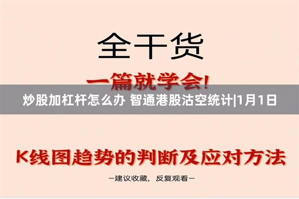 炒股加杠杆怎么办 智通港股沽空统计|1月1日